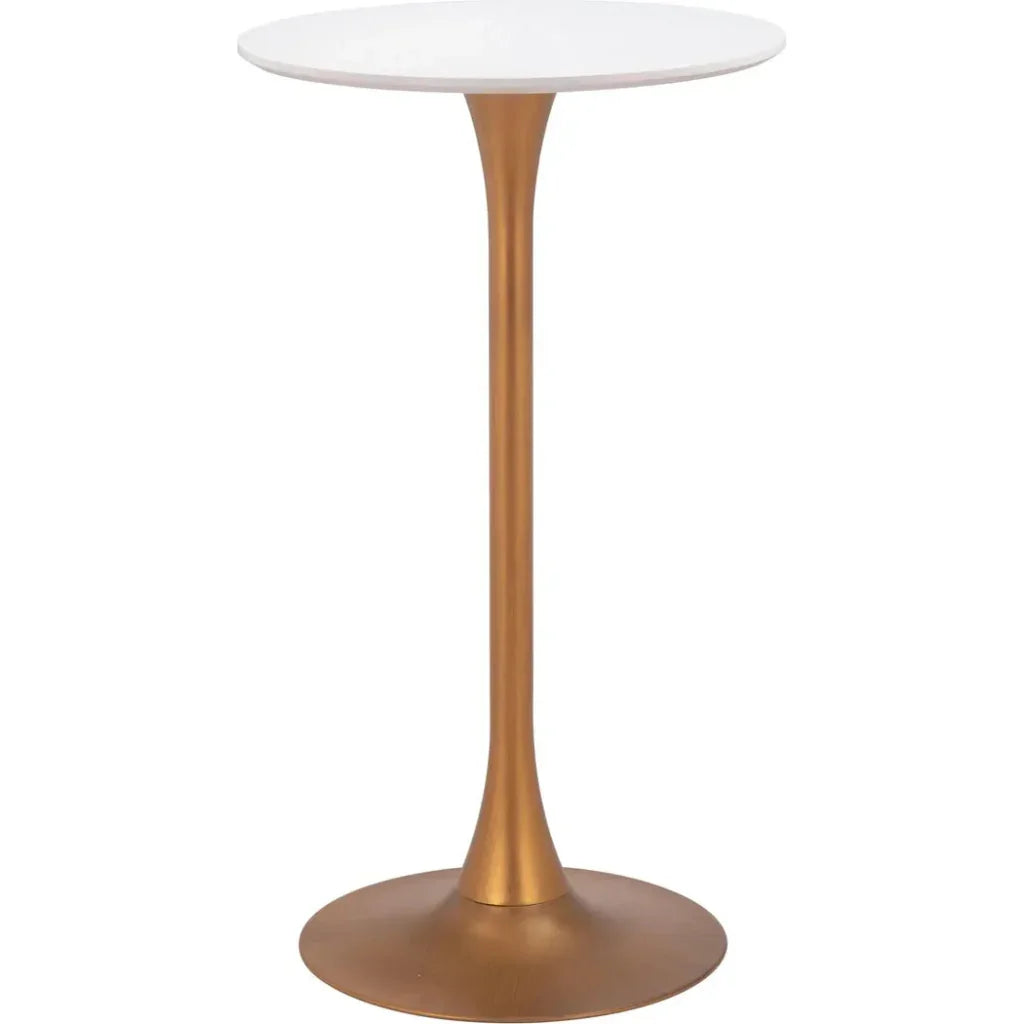 Auray Pedestal Round Bar Table
