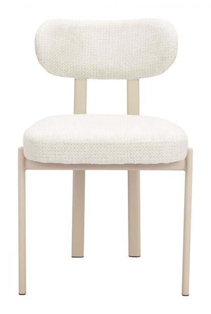 Aurea Textured Fabric Dining Chair 4PC