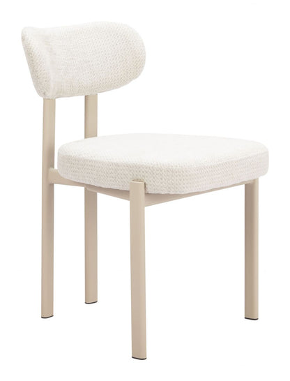 Aurea Textured Fabric Dining Chair 4PC