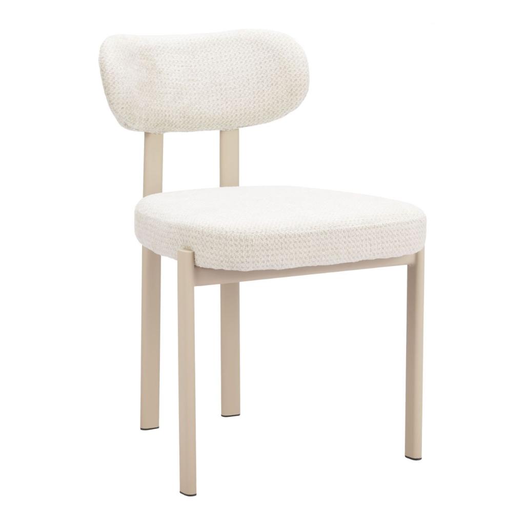 Aurea Textured Fabric Dining Chair 4PC