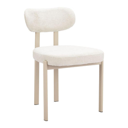 Aurea Textured Fabric Dining Chair 4PC