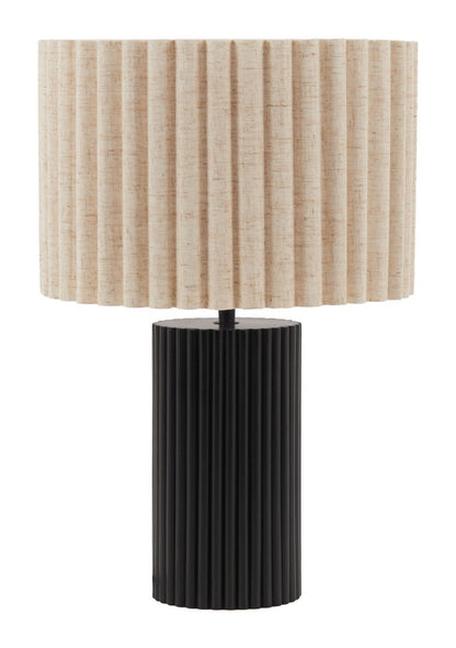 Aurora Steel Black Table Lamp
