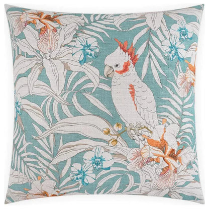 Auxerre Light Blue Throw Pillow With Insert