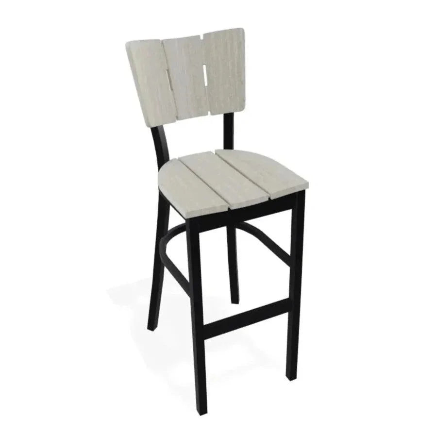 Avant Bar Height Stacking Armless Outdoor Chair