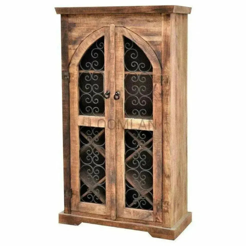 Avendor Arched Double Door Home Bar Cabinet