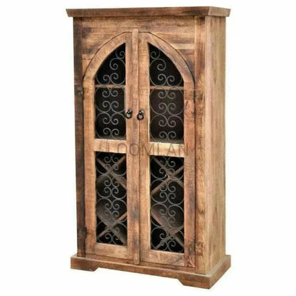 Avendor Arched Double Door Home Bar Cabinet