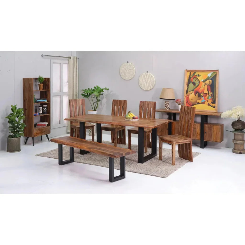 Avritha Wood Rectangular Dining Table