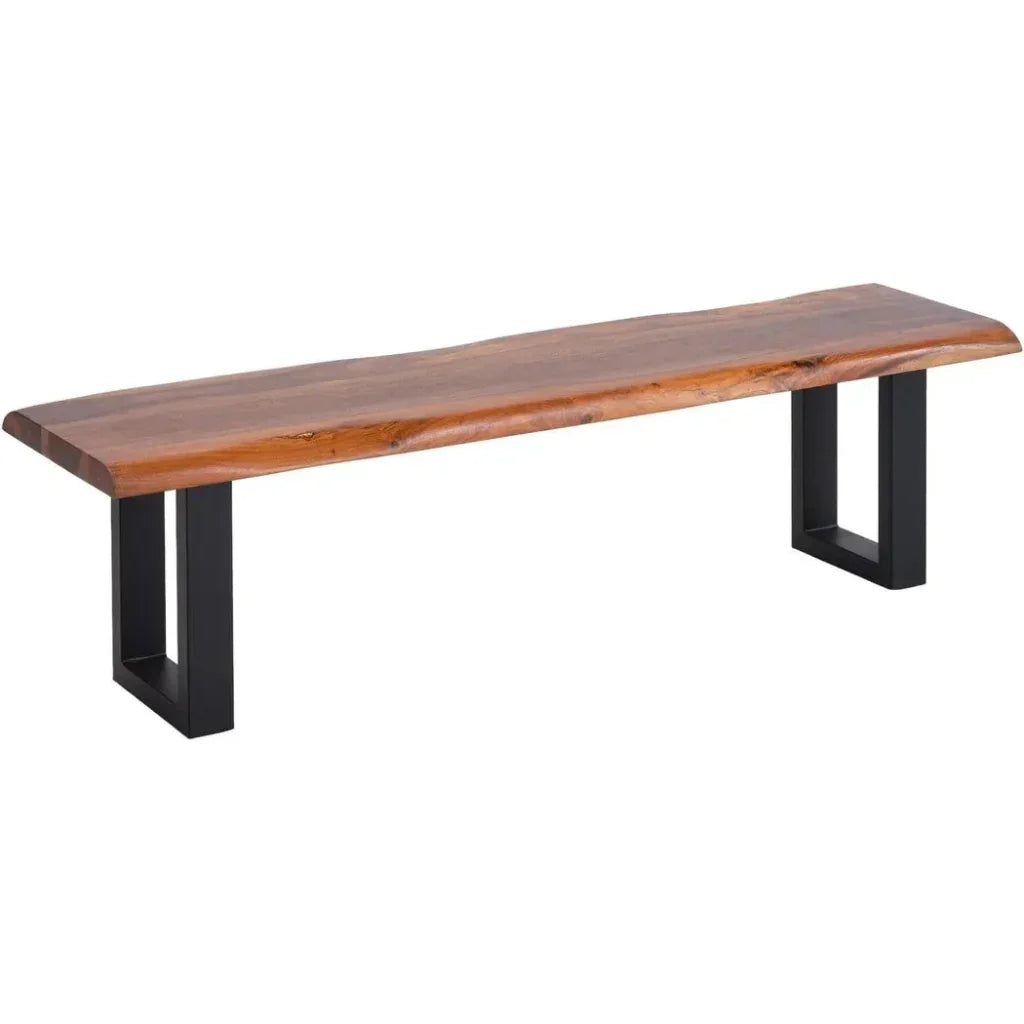 Avritha Wood Top Dining Bench