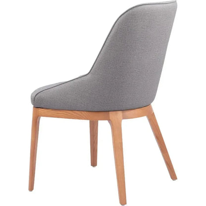 Ayr Fabric Armless Dining Chair 2PC
