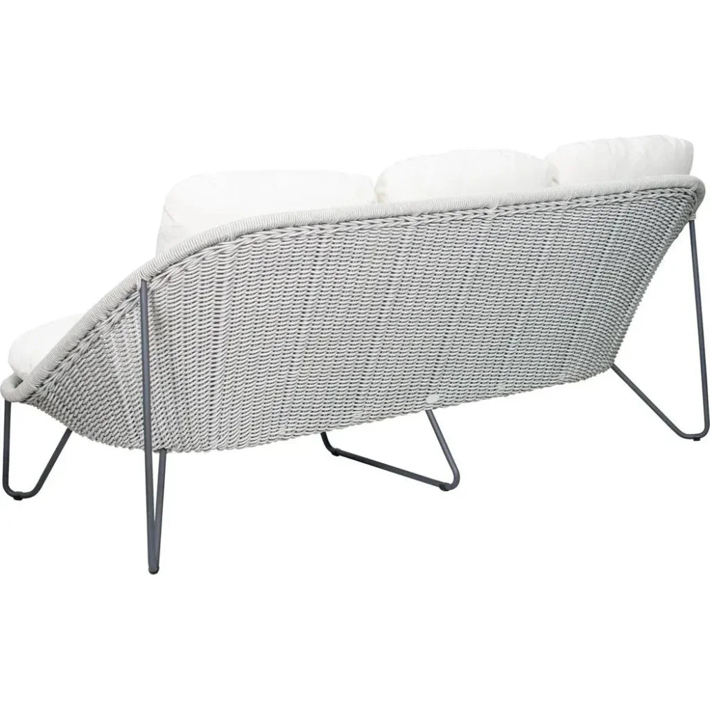Azores 3 Seat Sofa - Coconut White Outdoor Couch