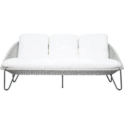 Azores 3 Seat Sofa - Coconut White Outdoor Couch