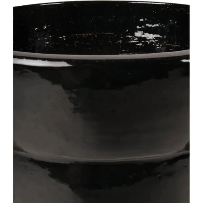 Azov Planter - Gloss Black Outdoor Planter