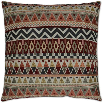 Bacuri Spice Red Throw Pillow With Insert