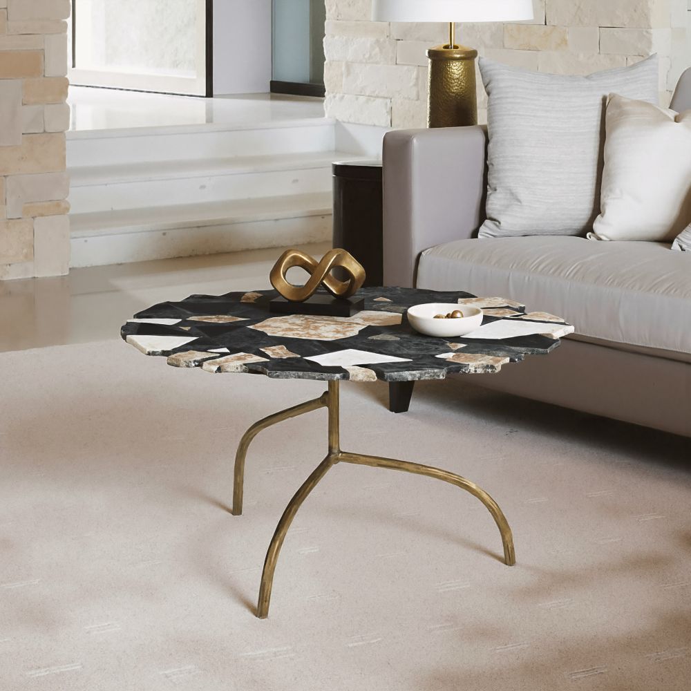 Baia Terrazzo Top Round Coffee Table