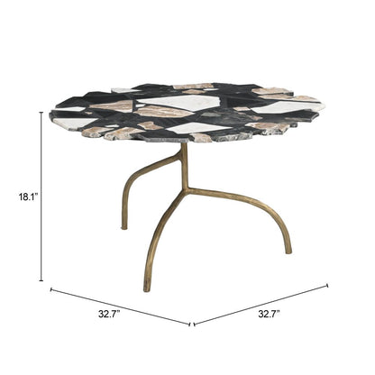 Baia Terrazzo Top Round Coffee Table
