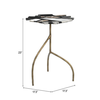 Baia Terrazzo Top Round Side Table
