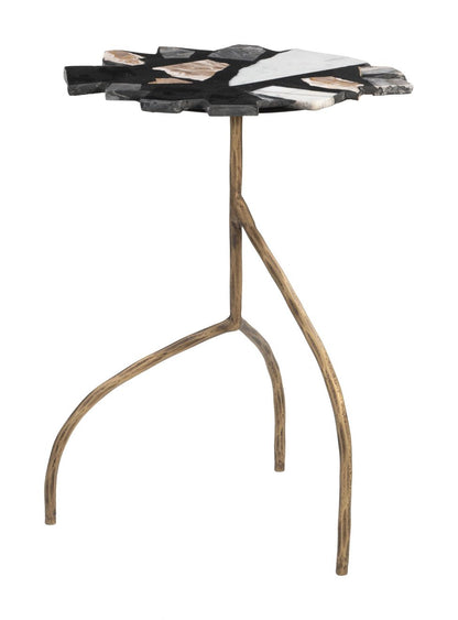 Baia Terrazzo Top Round Side Table