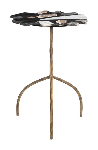 Baia Terrazzo Top Round Side Table