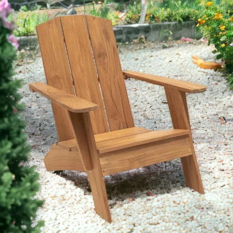Bainbridge Teak Adirondack Outdoor Lounge Chair