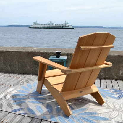 Bainbridge Teak Adirondack Outdoor Lounge Chair