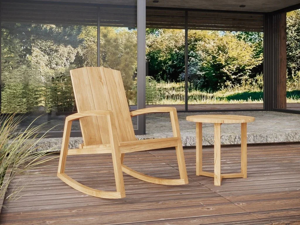 Bainbridge Teak Patio Rocking Armchair