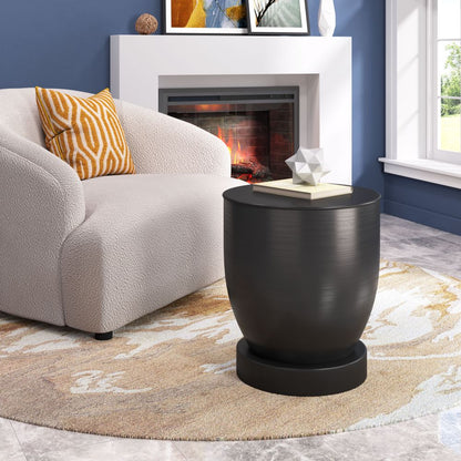 Baku Iron Black Side Table