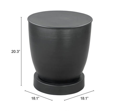 Baku Iron Black Side Table