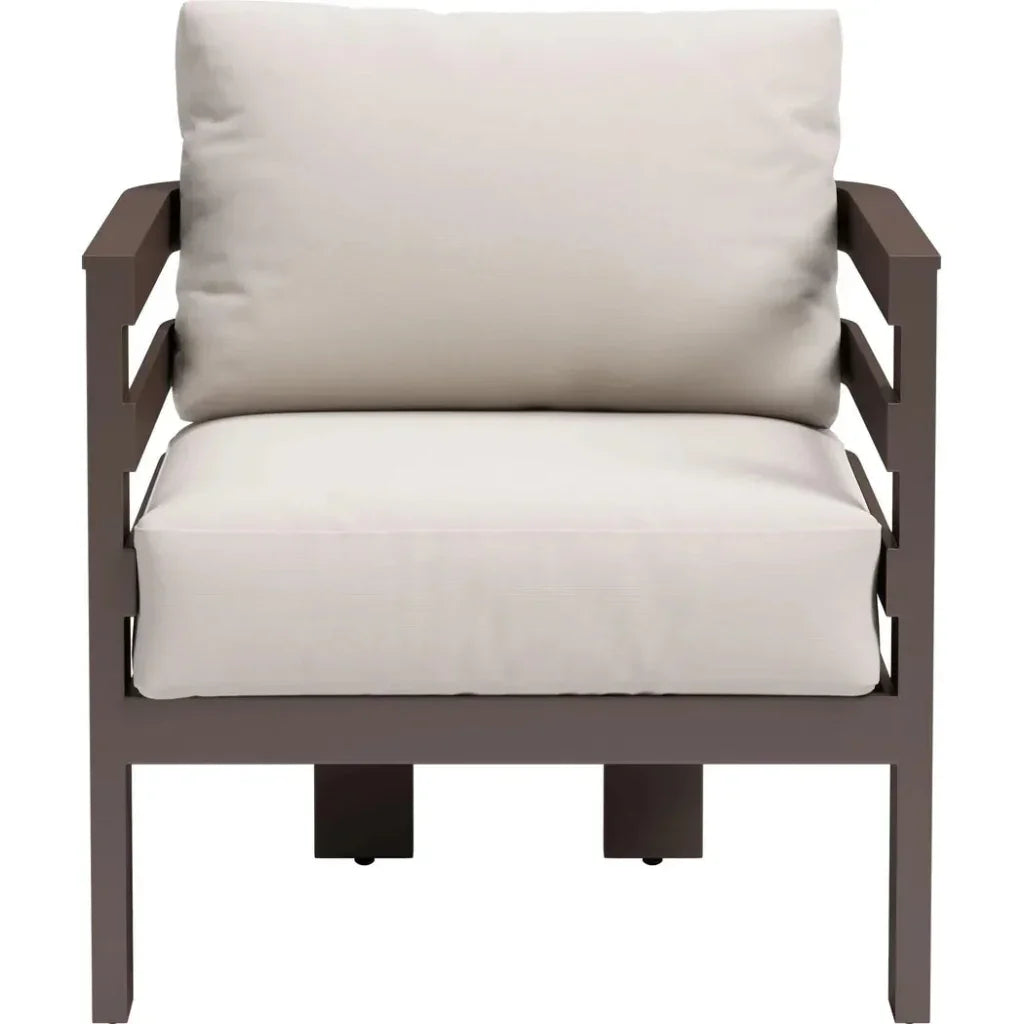 Bal Harbor White Arm Chair