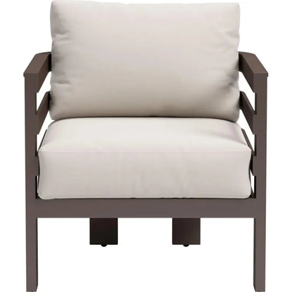 Bal Harbor White Arm Chair