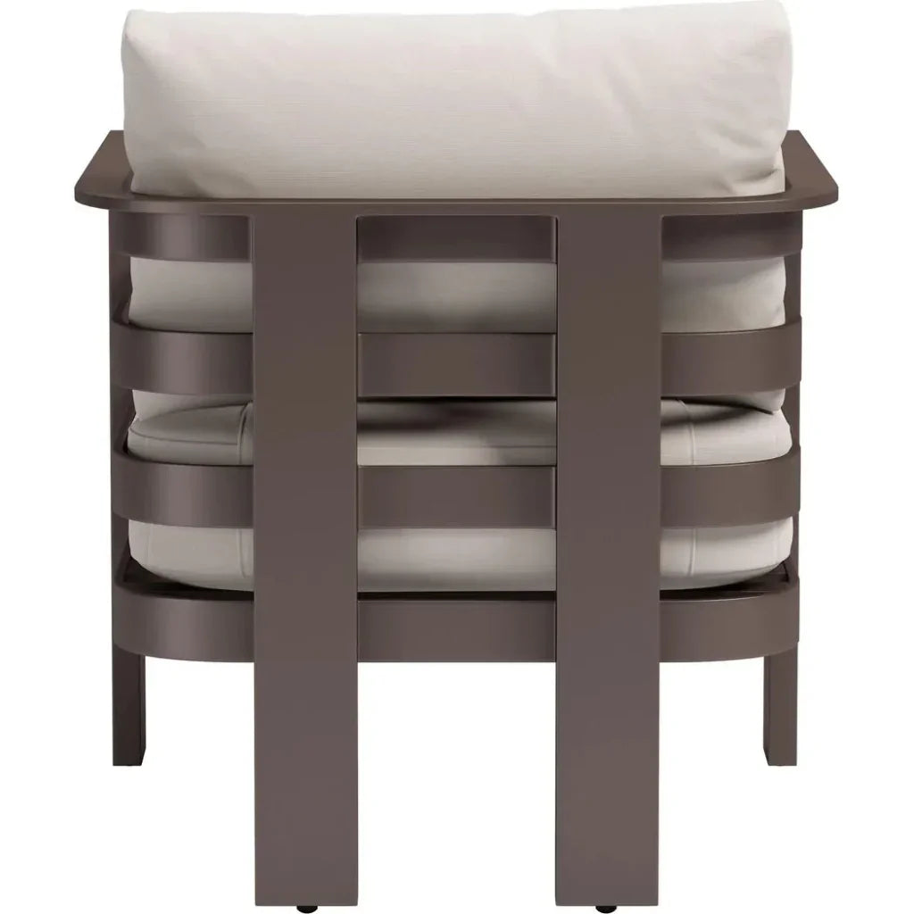 Bal Harbor White Arm Chair
