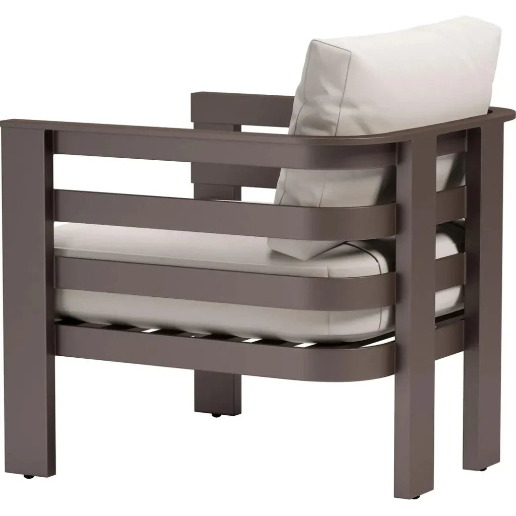 Bal Harbor White Arm Chair