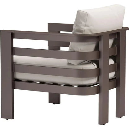 Bal Harbor White Arm Chair