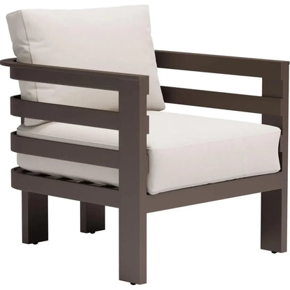Bal Harbor White Arm Chair