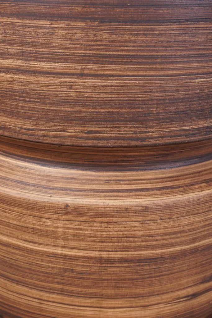 Balance Glazed Ceramic Patio Stool