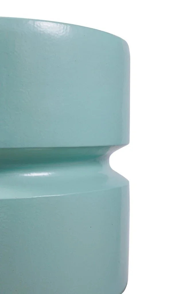Balance Glazed Ceramic Patio Stool