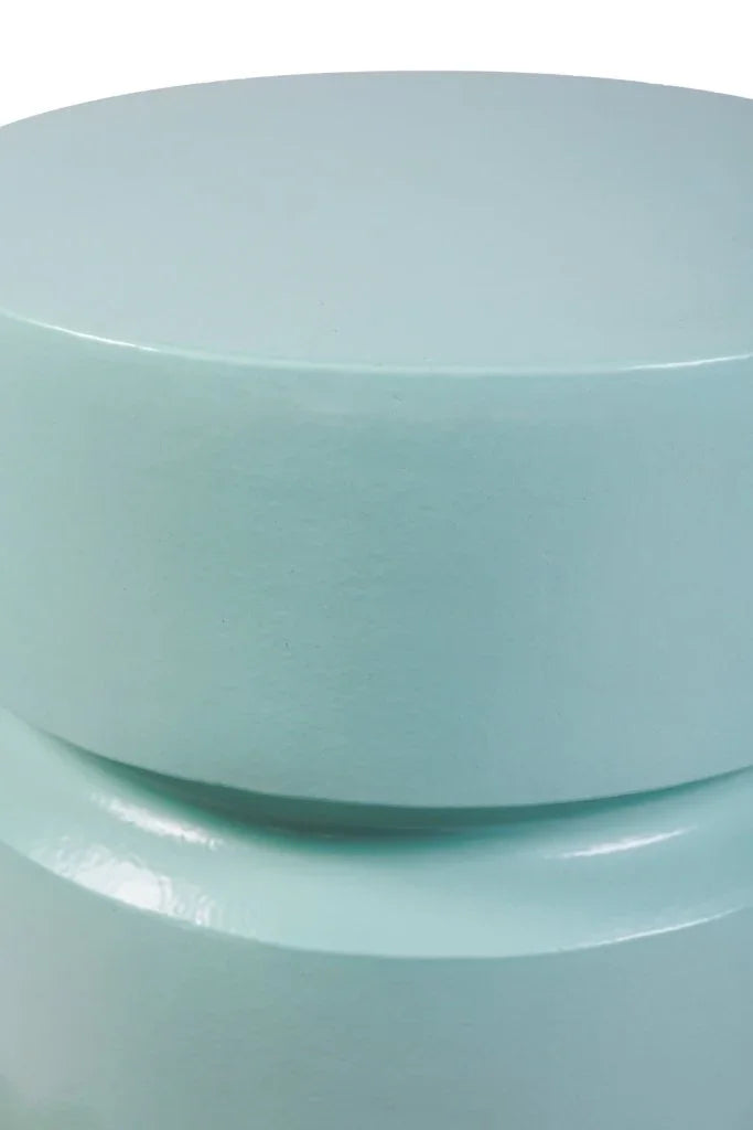 Balance Glazed Ceramic Patio Stool