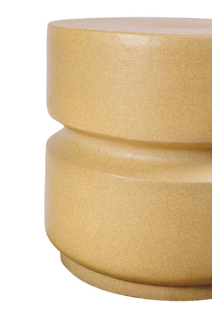 Balance Glazed Ceramic Patio Stool