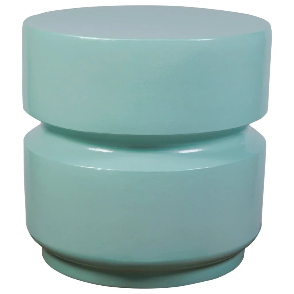 Balance Glazed Ceramic Patio Stool