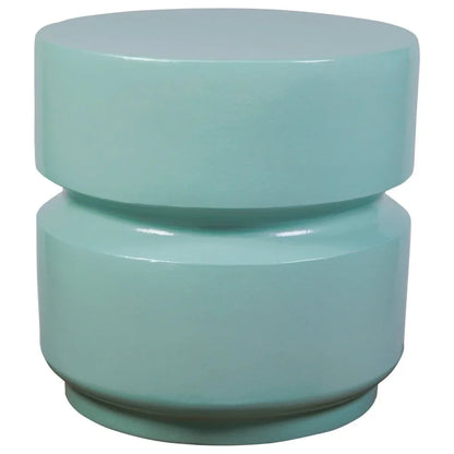 Balance Glazed Ceramic Patio Stool