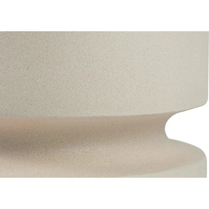 Balance Garden Stool 16" - White Outdoor End Table