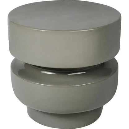 Balance Stool/Accent Table 16" - Grey Outdoor End Table