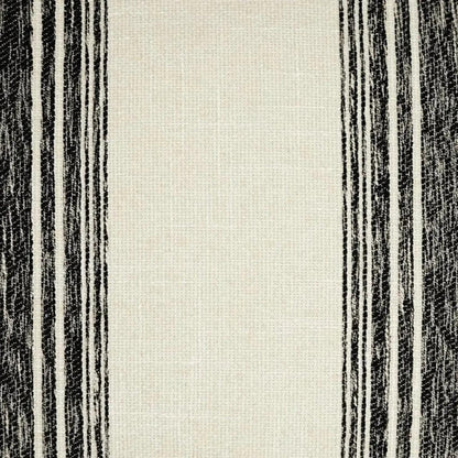 Balboa Black Stripes Black Large Throw Pillow Insert