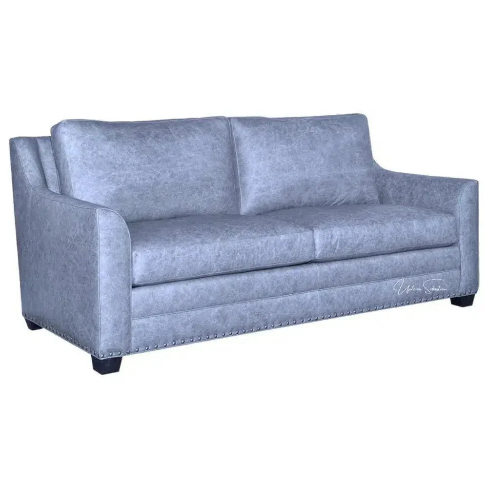 Bald Eagle Luxe - Patriotic Custom Leather Sofa