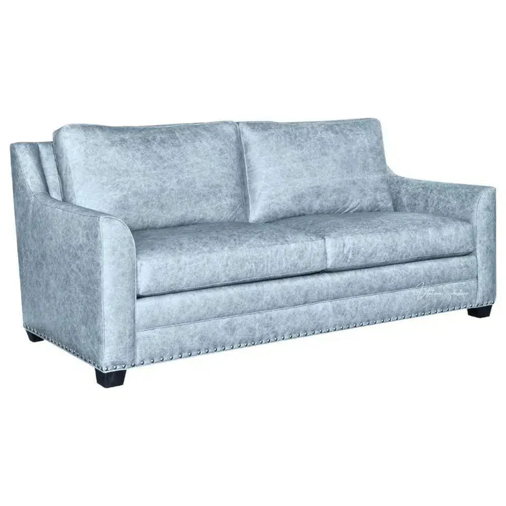 Bald Eagle Luxe - Patriotic Custom Leather Sofa