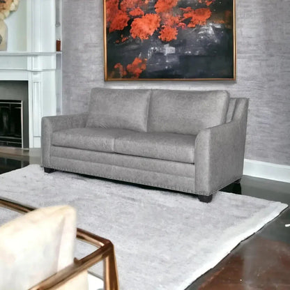 Bald Eagle Luxe - Patriotic Custom Leather Sofa