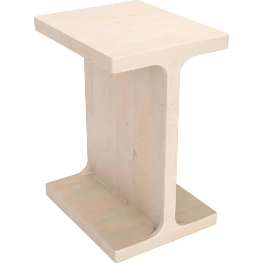 Bama Natural Wood Square Side Table