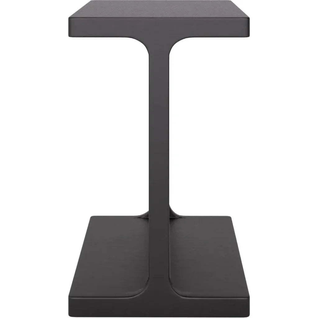 Bama Wood Black Square Side Table