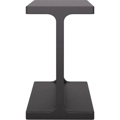 Bama Wood Black Square Side Table