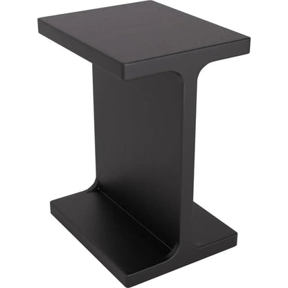 Bama Wood Black Square Side Table