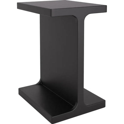 Bama Wood Black Square Side Table